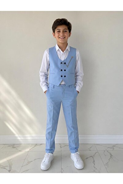 Zelhankids Boy's Vest Tuxedo Suit
