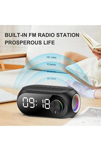 Generica Multifunctional Smart LED Mirror Alarm Clock with Bluetooth Speaker ...