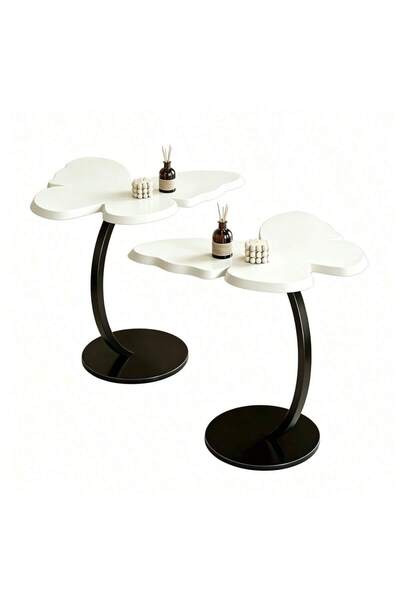 Snooe 2Pieces Coffee table wood Butterfly table living room bedroom,sofa side...