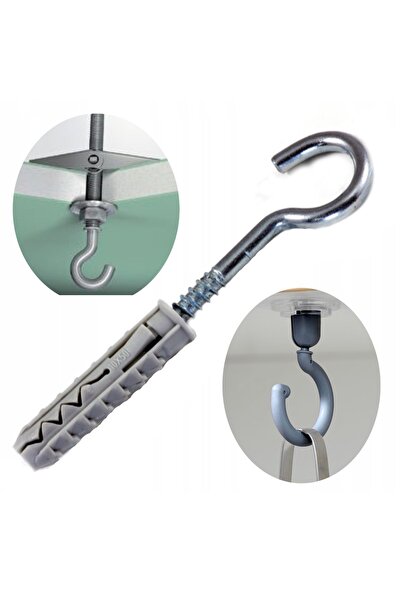 Mardil Ancoră de expansiune cu cârlig pentru tavan, pachet de 100, 10x50mm, f...