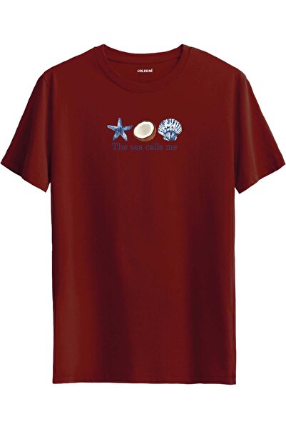 Colermi The Sea Is Calling Themed T-Shirt