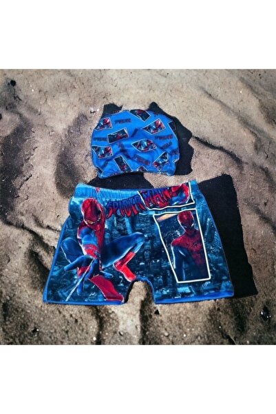 Gülersan Tekstil Boy's Shorts-Bonet Swimwear Set