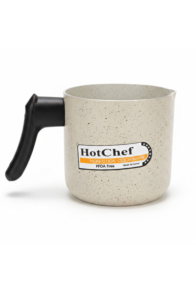 Hotchef Cream Non-Stick Granite Coated Coffee Warmer — 12 cm