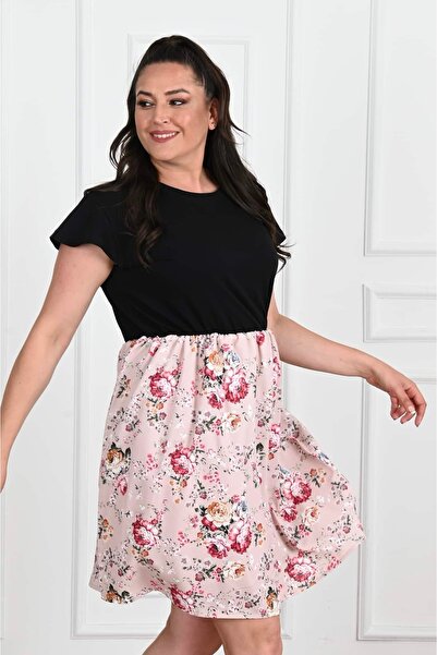 Bigsize Women's dress plus size imprimeu floral 5091-22