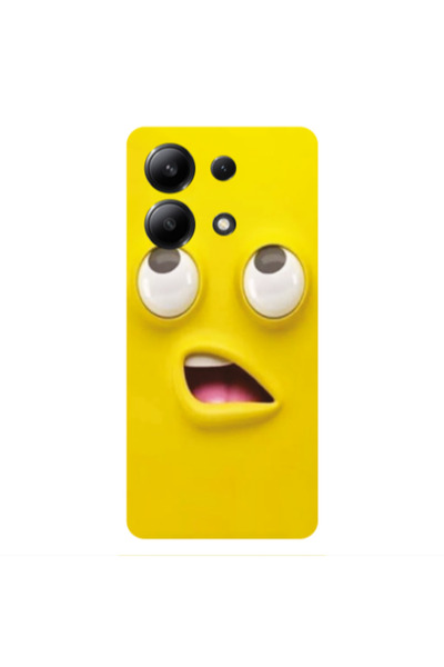 Other Xiaomi Redmi Note 13 4G Confused face Transparent Silicone TPU Θήκη