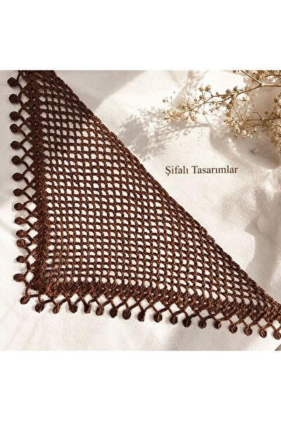 fıstık Detaylı File Bandana