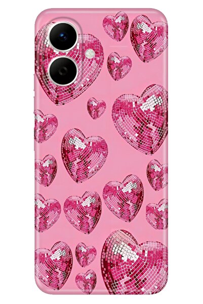 TECNO Spark Go 2 (KM4) Kılıf Pinko Disco Temalı Desenli Darbe Emici Silikon