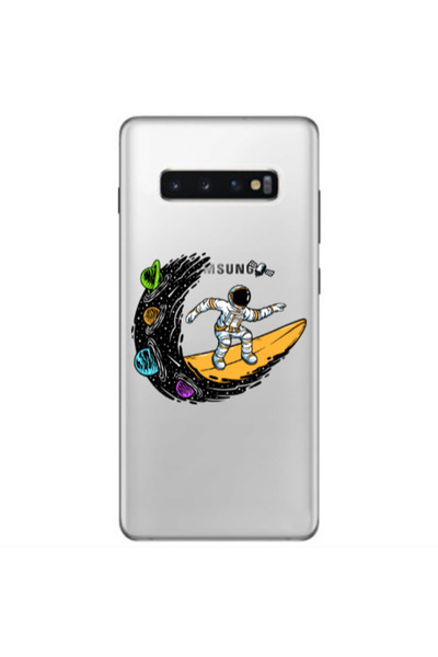 Other Samsung S10 Plus Surf in space Transparent Silicone TPU Θήκη