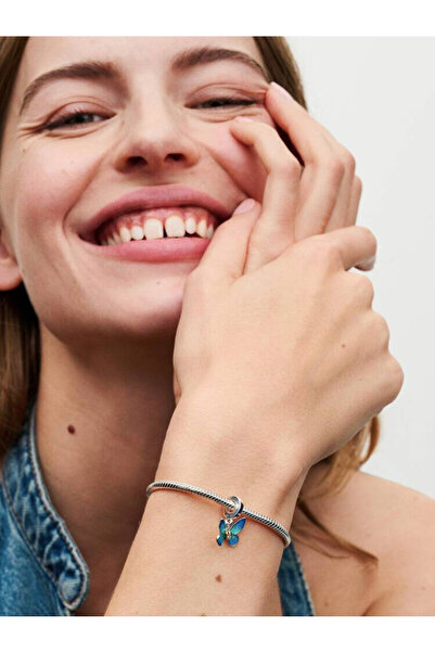Pandora Charm tip fluture Club 2024 Believe you Can - Argint 925