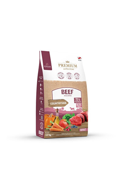 POKUSA Selecție Premium Carne de vită pentru adulți 12 kg