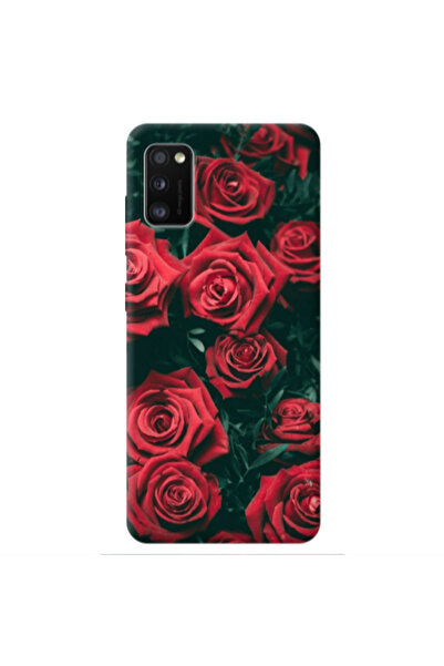 Other Samsung A41 Red Roses Transparent Silicone TPU Θήκη