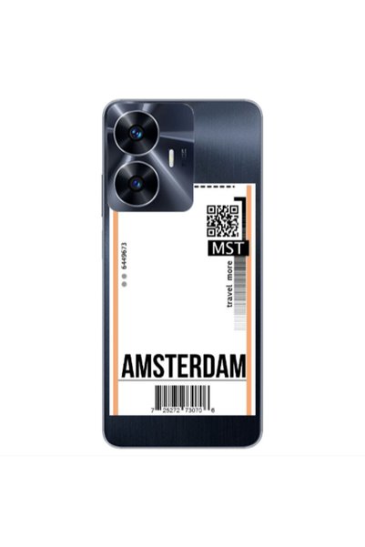 Other Realme Note 50 Amsterdam Travel More Transparent Silicone TPU Θήκη