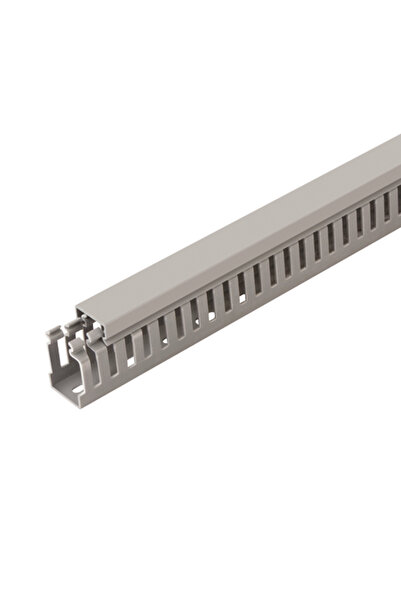 DLX Perforated cable duct 25x40 mm, with cover, 2m - PVCP-257-40