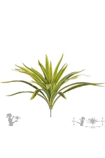 Roberto Rossi Artificial chlorophytum XS D35xH30cm with 30 leaves GY