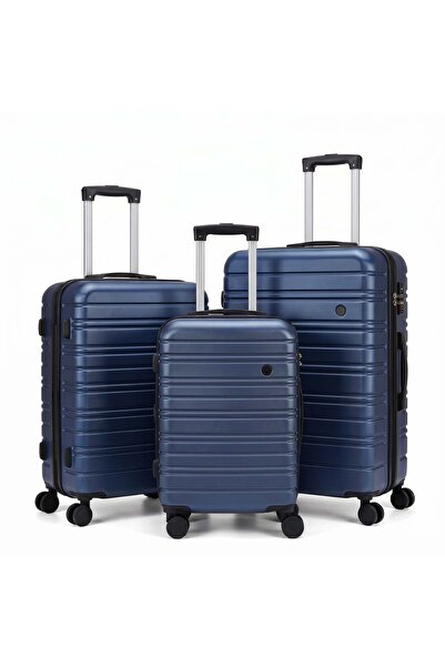 Flieger Luggage 3 Piece Luggage Set, Lightweight ABS Hard Shell Luggage Set w...