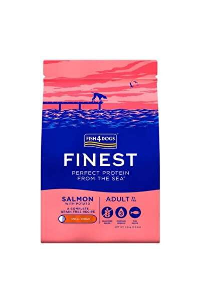 Fish4Dogs Hrană uscată pentru câini cu somon de cea mai bună calitate 12kg