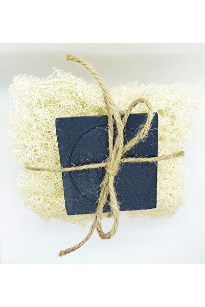 Ylabès Natural Fresh Handmade Soap - Charcoal Pure Natural Face Detox Soap Bar With Activated Charcoal And Loofah