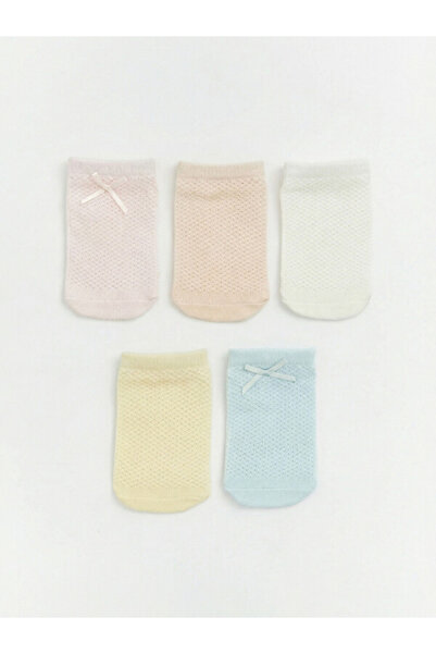 LC Waikiki Esvab • Modern & Stylish Baby Girl Knitwear Booties Socks 5-Pack