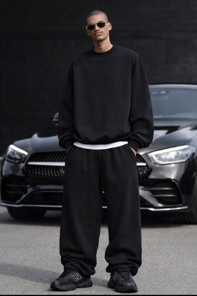 STYKEER Summer Baggy Single Sweatpants Two Styles: Customize the Leg as You L...