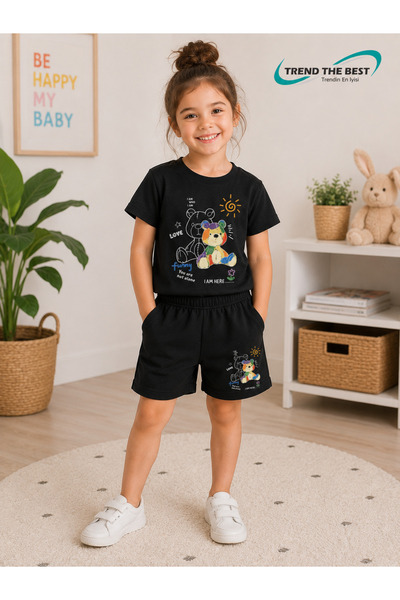 TREND THE BEST Trendin En İyisi Summer I'M Here Love Funny Teddy Bear Printed...