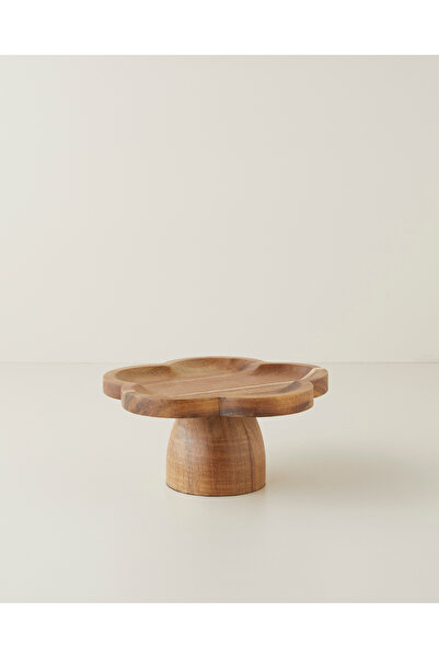 English Home Anita Mdf Dekoratif Tabak 10 cm Kahve