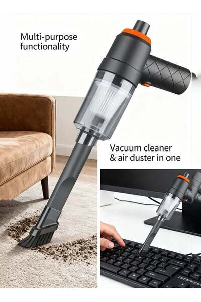 Generic New Cordless Car Vacuum Cleaner with Blower and Suction 2 in 1