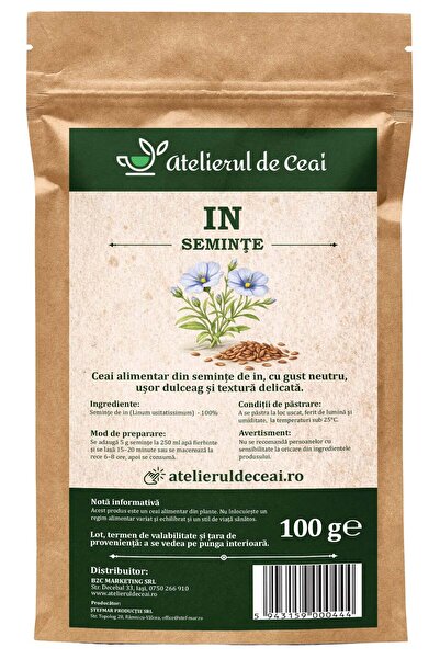 atelierul de ceai Ceai de semințe de in