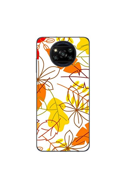 OEM Case compatible with Xiaomi Poco X3 Pro Silicon Gel Tpu Pattern Autumn Vi...