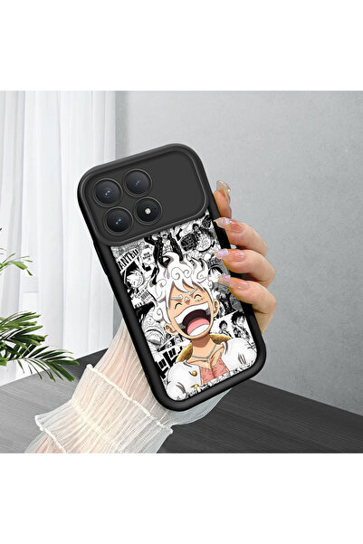 SLIMFELT Poco F8 Pro 5G Uyumlu Yüksek kaliteli anime desenli silikon kılıf, d...
