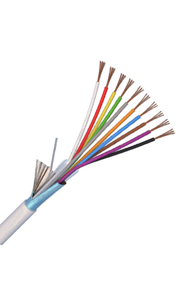 ELAN 10-core shielded alarm cable, solid copper, 100m 10CUEF