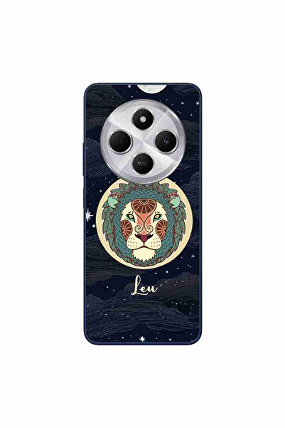OEM Case compatible with Xiaomi Redmi 14C Silicone Gel Tpu Pattern Horoscope Leo