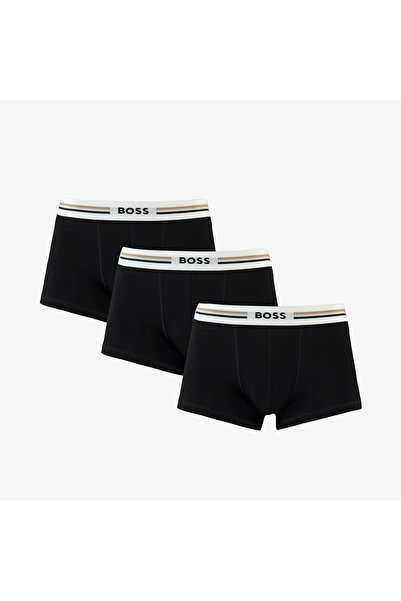BOSS Üçlü Pakette Kemer Lastiği Logolu Esnek Trunk
