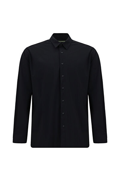 Kiğılı Techno-Line Long Sleeve Regular Fit Lycra Buttoned Collar Shirt