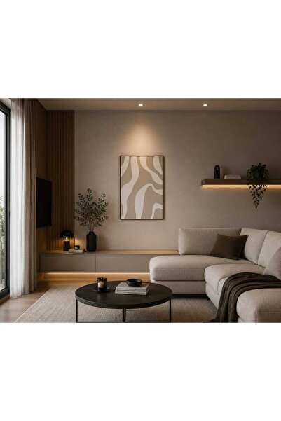 Home Tablou decorativ de perete „Wave Buff Print”