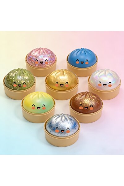 bs bellss accessory ÇİN MANTISI Squishy Sürpriz Renkli Çin Mantısı [Tek Adet ...
