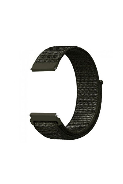 OEM Λουράκι Velcro Amazfit Bip 5 46mm Στρατιωτικό Πράσινο