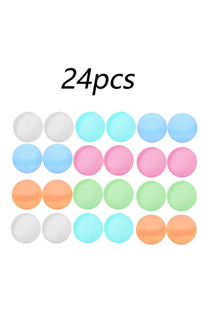 Choice3 24pcs-color random Reusable Water Balloons Toys Quick Fill Sealing Wa...