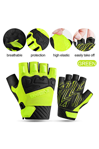 Choice14 INBIKE L Green INBIKE Half Finger Cycling Gloves Summer Antibacteria...