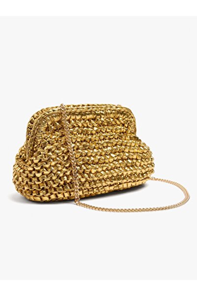 PARFOIS Kadın Metalik Party Clutch Çanta