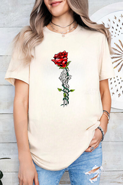Sarah's Boutique Women's T-shirt – 100% cotton – Skeleton Hand