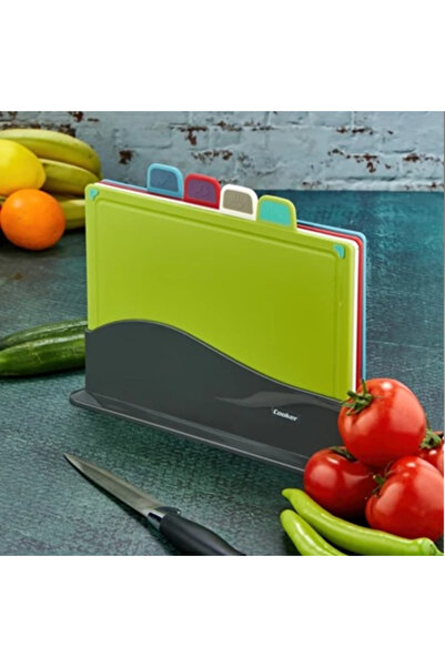 AKN Colorful Non-Slip Cutting Board Set of 4