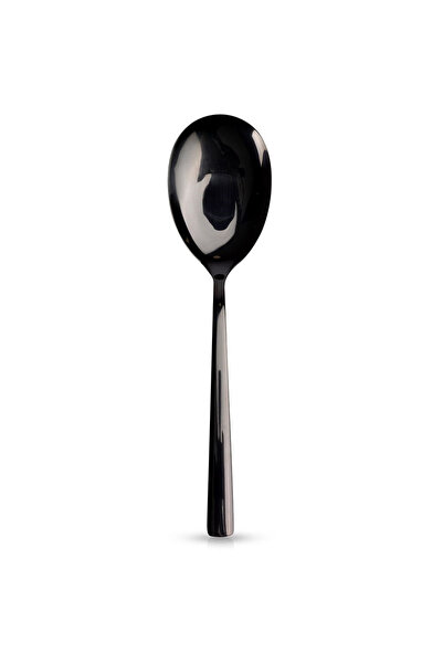 Vilde Lingură de salată din oțel negru 25 cm
