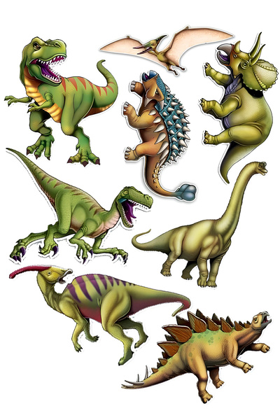 Buki'nin Atölyesi Dinosaur naljepnica za telefon, laptop, notebook, tablet, n...