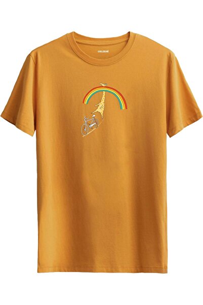 Colermi Giraffe on a Bicycle T-Shirt