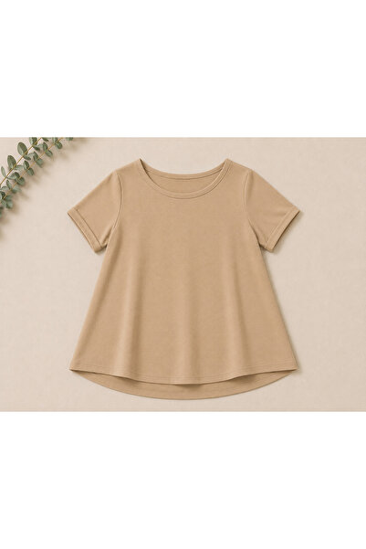 Ales Moda Women's Back Lace-Up T-Shirt