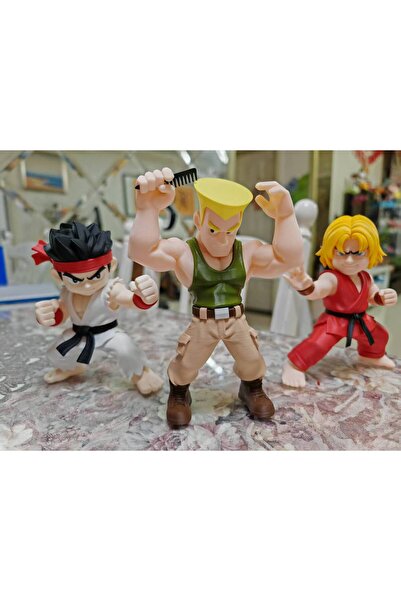 Chino Design Guile Street Fighter / RENKLİ Özel 3D Üretim Guile 90 lar Atari ...