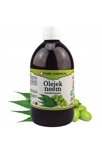 CHOSA Ulei de Neem, Pure , 500ml, Presat la Rece, Nerafinat, pentru Plante, P...