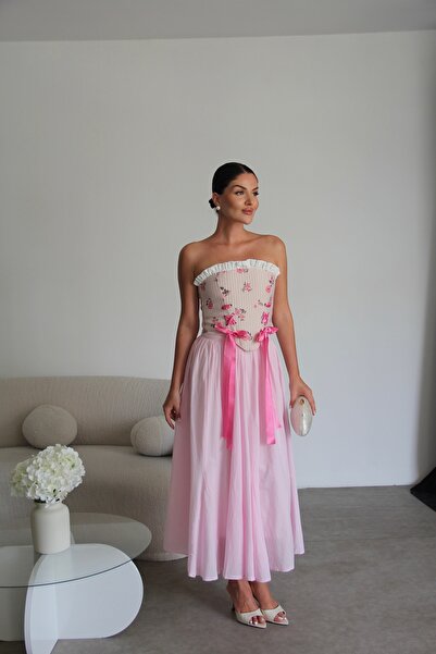 Julidress Fusta lungă premium căptușită, stil Pinterest