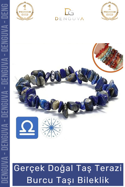 Denguva # Bracelet Natural Stone Adjustable Waterproof Energy Gift Libra Sign...