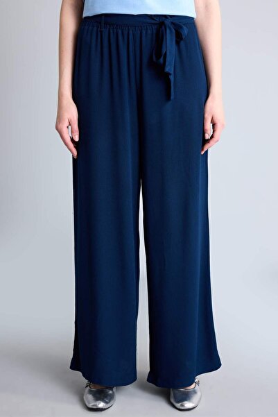 DeFacto Κυλότ με φαρδιά μπατζάκια από βισκόζη Crinkle Capri C9565AX26SM